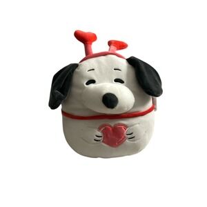 Squishmallows Peanuts Snoopy 9" Valentine 2023 Heart Plush Kellytoy NWT